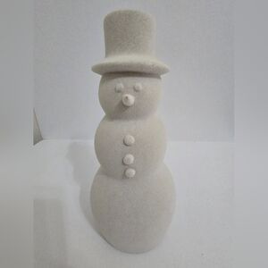 Christmas Flocked Snowman